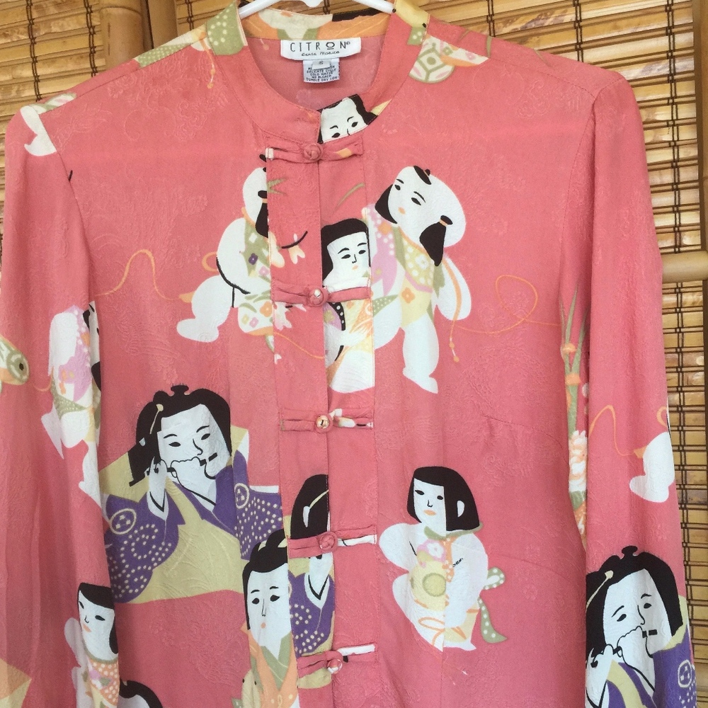 Citron of Santa Monica 100% Silk Blouse - S